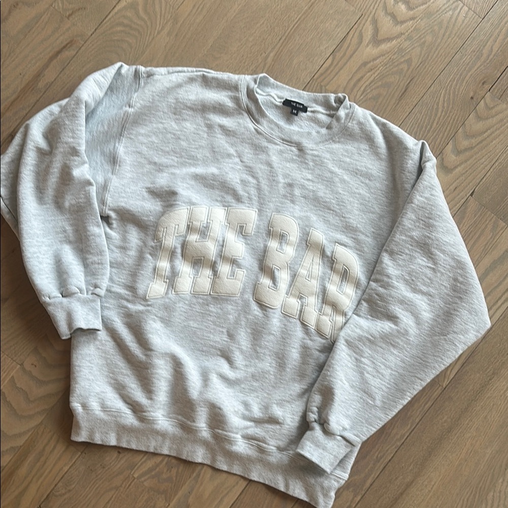 The Bar Gray Crewneck Sweater